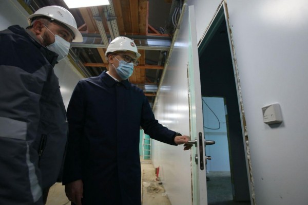 Новая Челябинская инфекционная больница готова более, чем на 70 процентов