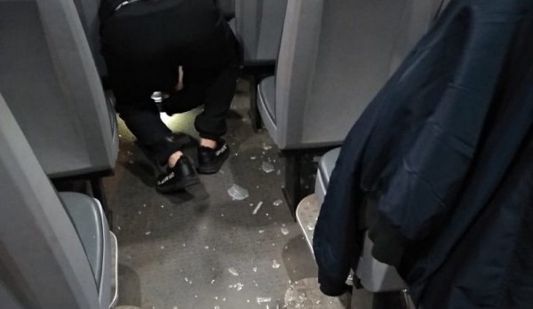 В Челябинске маршрутка попала под обстрел