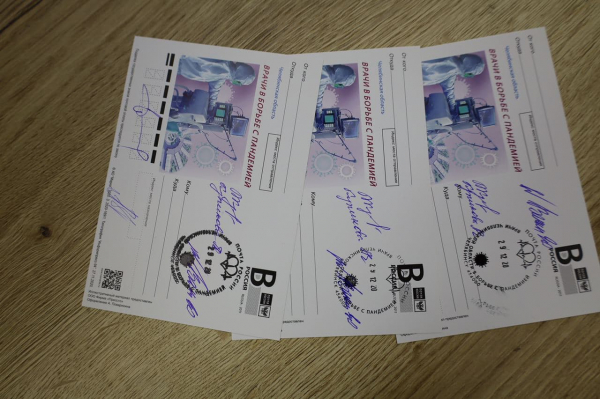 В России появилась открытка с видом инфекционной больницы в Малой Сосновке