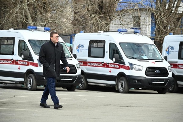 Медучреждения Челябинской области получили 60 новых автомобилей