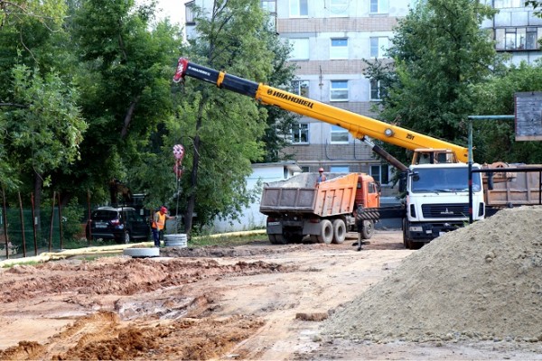 На улице Чайковского все новое — теплотрассы и благоустройство На улице Чайковского все новое — теплотрассы и благоустройство