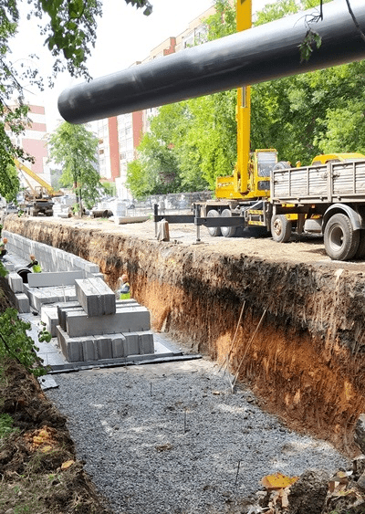 В Челябинске идет строительство новой теплотрассы В Челябинске идет строительство новой теплотрассы