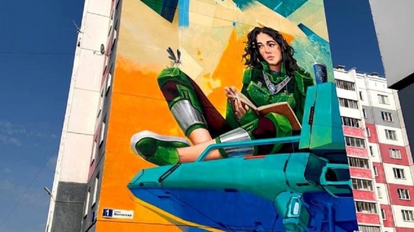 13 огромных картин появились на многоэтажках в Челябинской области 13 огромных картин появились на многоэтажках в Челябинской области