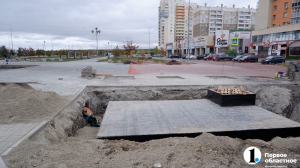 На северо-западе Челябинска установили двухметровые буквы «Тополинка»