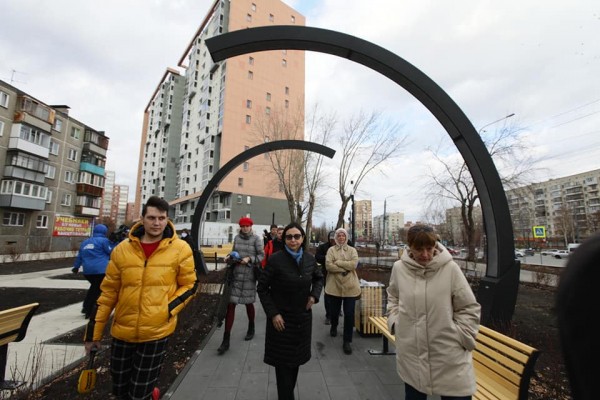 Благоустройство общественных пространств в Челябинске завершат к ноябрю
