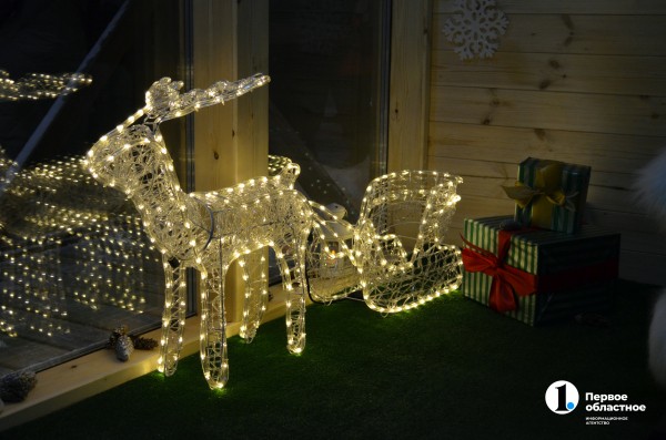 В Челябинске открыли Ледовый городок