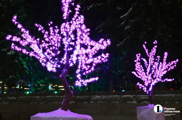 В Челябинске открыли Ледовый городок