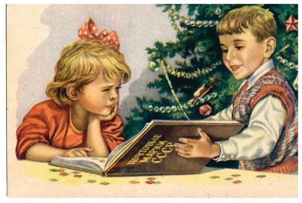 Советский Новый год: рассматриваем открытки из коллекции челябинца Советский Новый год: рассматриваем открытки из коллекции челябинца